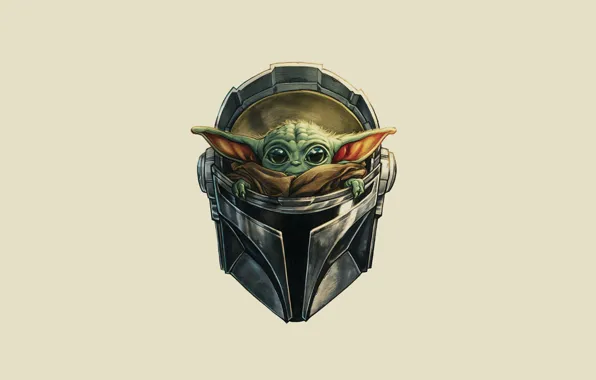 Star Wars, Star Wars, the series, Art, Character, Mandalore, The Mandalorian, baby yoda