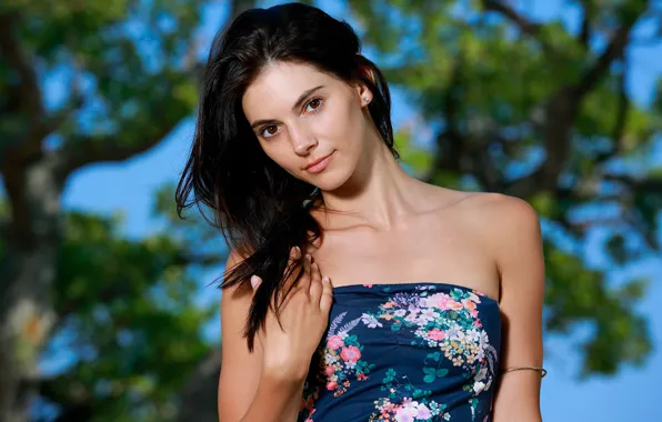 Look, nature, face, dress, Aleksandrina