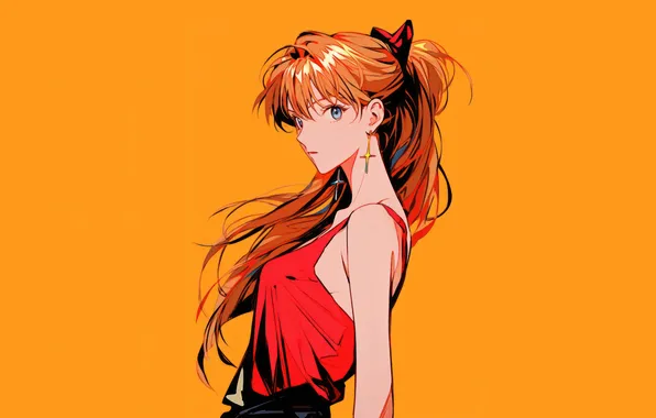 Picture minimal, character, asuka, langley, soryu