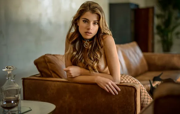 Chest, girl, sponge, Clear