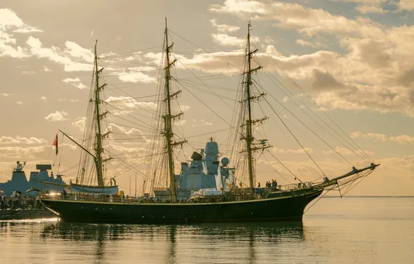 Ship, sailing, Georg Stage