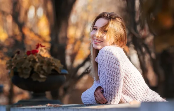 Smile, portrait, Joanna, Maciej Werbliński