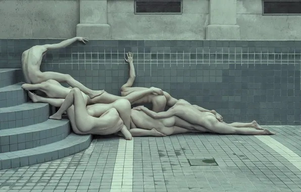 Background, people, body