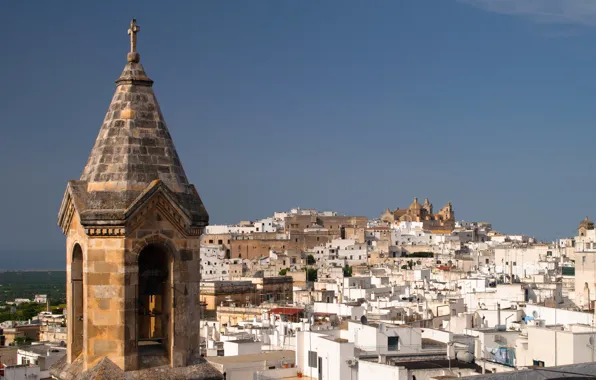 Tower, Italy, panorama, Ostuni