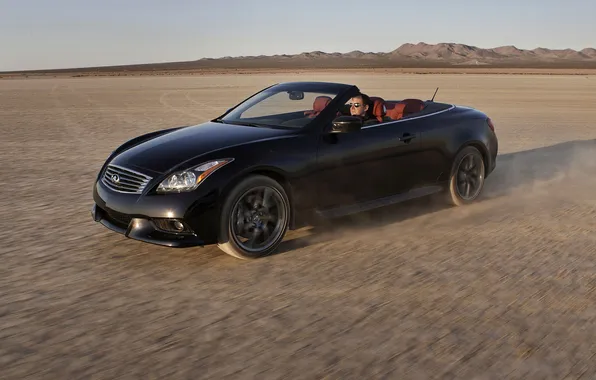 The sky, landscape, mountains, coupe, convertible, infiniti, G37