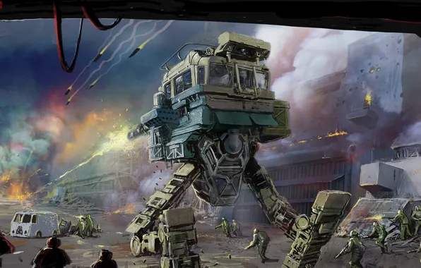 War, robots, art, soldiers, war, aliens, var