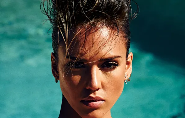 Picture face, actress, beauty, jessica alba