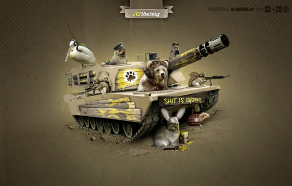 Tank, Animals, noisia