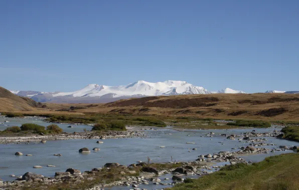 Mountains, Altay, the Ukok plateau
