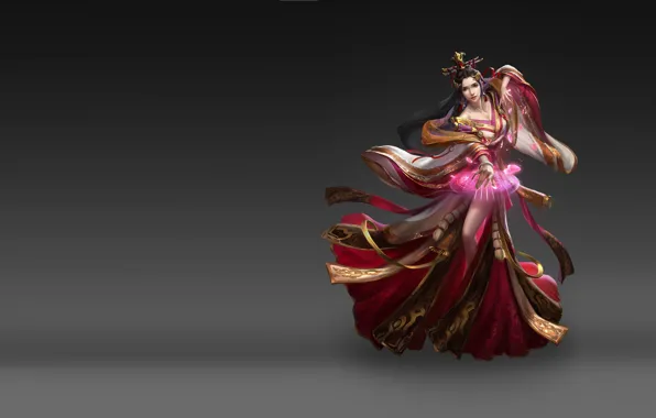 The game, fantasy, art, illustrator, Skil, costume design, Qin Empire rise of the, li miao