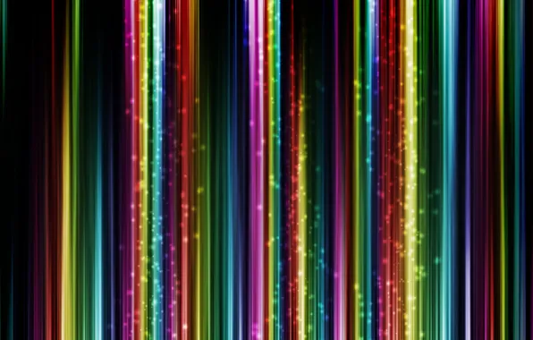 Picture strip, glow, colorful