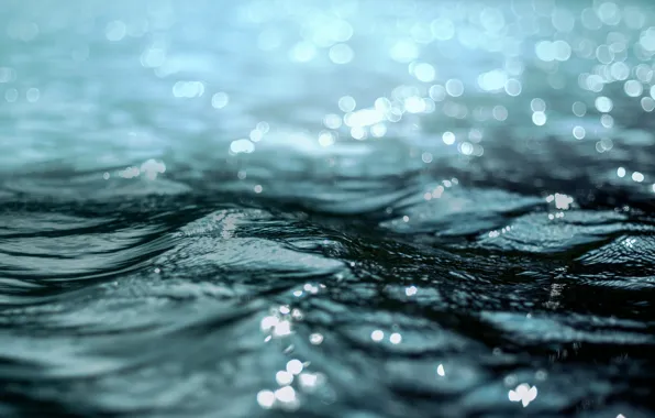 Picture water, macro, surface, water, hq Wallpapers