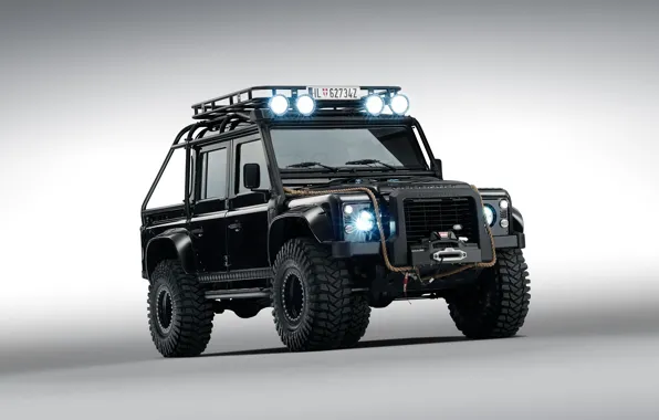 Land Rover, land Rover, defender, James Bond, 2015, Defender 110, 007 Spectre, James baud