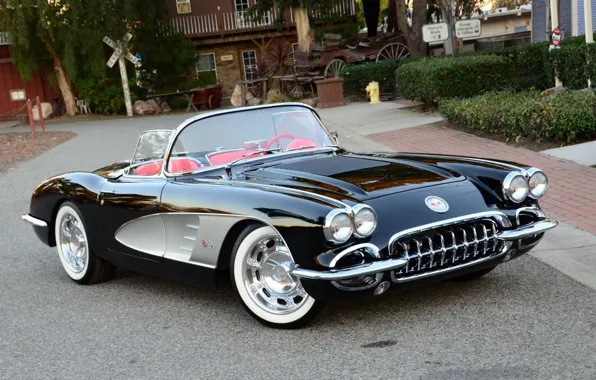 Picture Corvette, Chevrolet, 1958