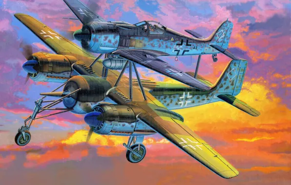 Picture Fw-190-Mistel, Focke Wulf, The Focke-Wulf