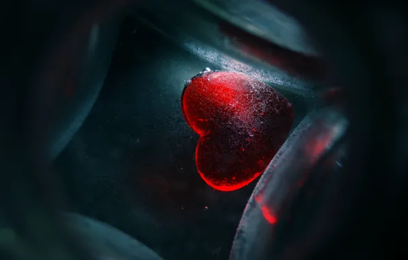 Mood, red, heart, wallpapers, glass, My life inside your heart