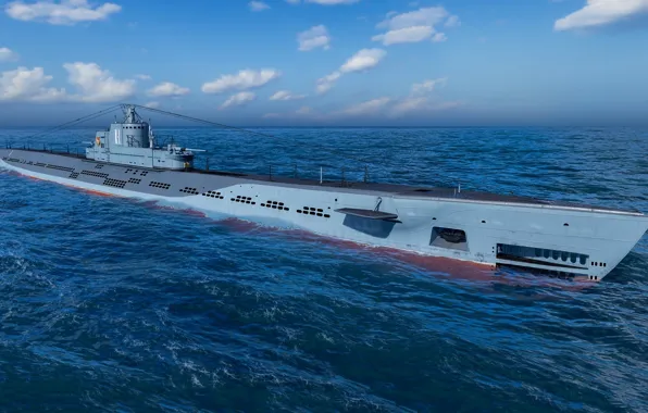 USSR, Cruising submarine, K-1, Type K submarine