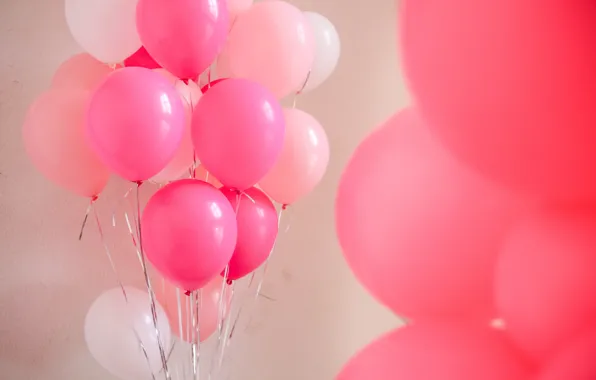 Balls, pink, Holiday