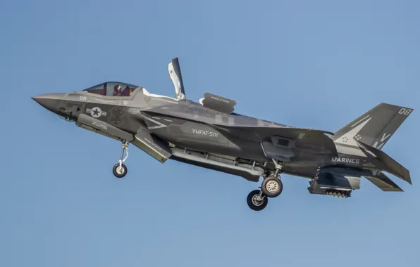 Picture weapons, the plane, F35B