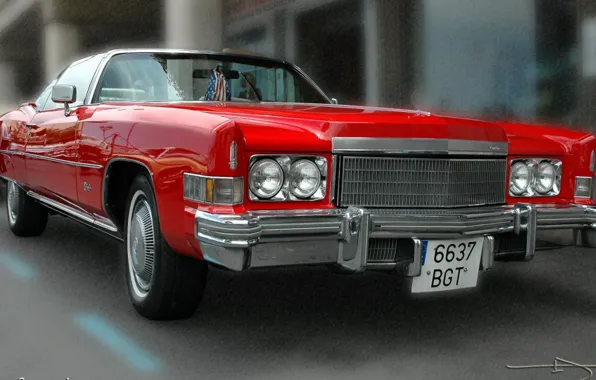 Red, Cadillac, the Wallpaper