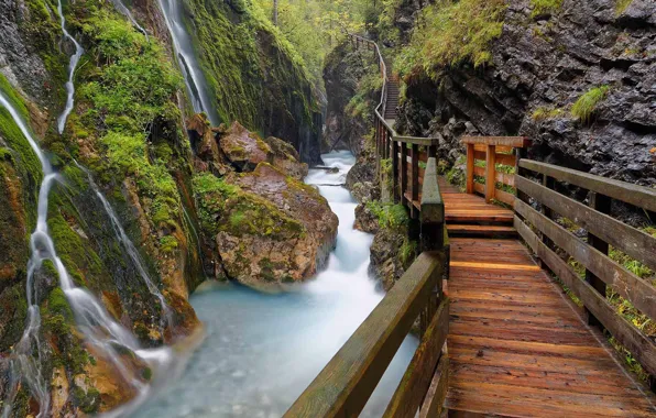 Germany, Bayern, Ramsau, National Park Wimbachklamm