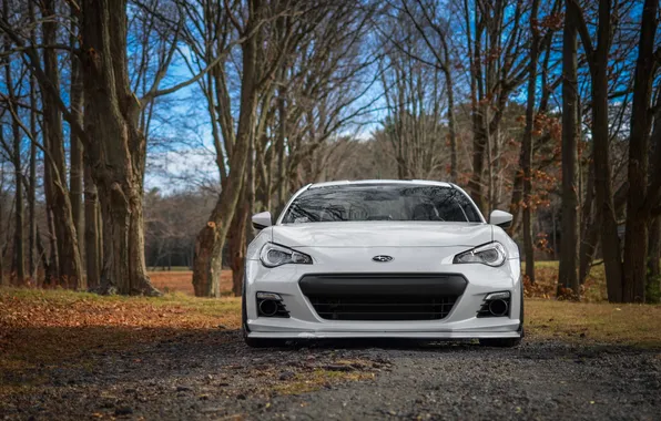 Picture car, auto, white, before, sports car, Subaru, subaru brz