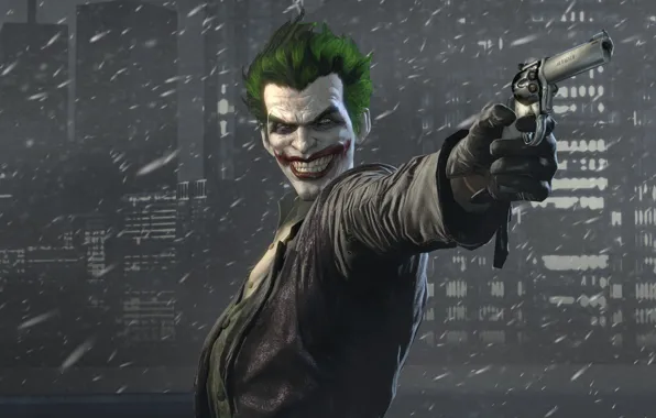 The game, Snow, Smile, Joker, Teeth, Building, Weapons, Smile