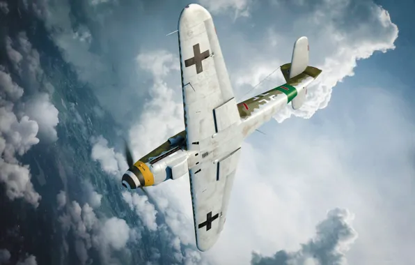 Picture war, art, airplane, painting, aviation, ww2, &ampquot;Hartmann Of JAG52&ampquot;, Bf 109K4