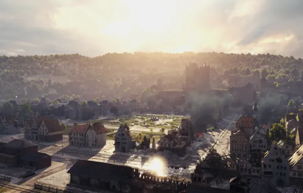 Picture map, World of Tanks, Sky village, Himmelsdorf