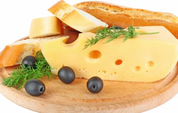 Picture food, Breakfast, cheese, bread, cutting Board