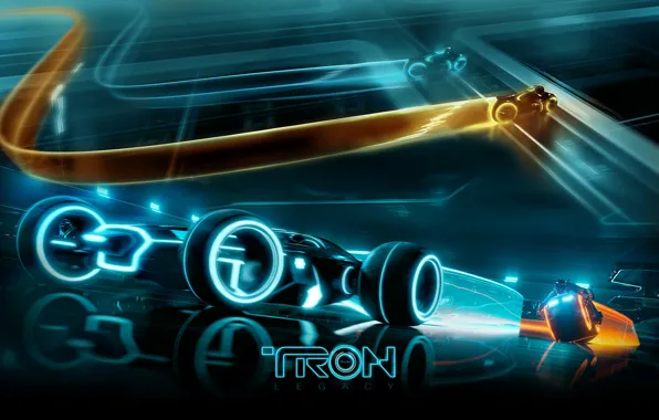 Picture Tron Legacy, Race, Tron, The throne