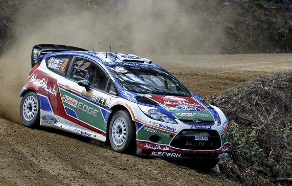 Picture Ford, Auto, Sport, Turn, Race, WRC, Rally, Fiesta