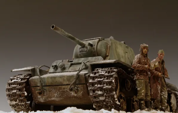 Caterpillar, toy, tower, tank, model, KV-1, Klim Voroshilov