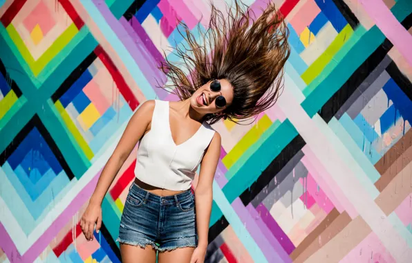 Summer, face, model, hair, figure, glasses, legs, beauty