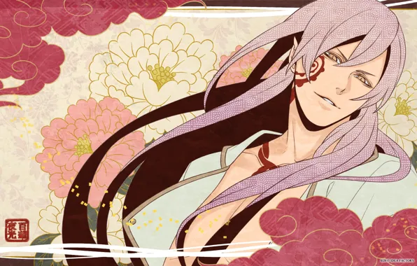 Look, anime, art, guy, Hakuren, Hyakka Yakou