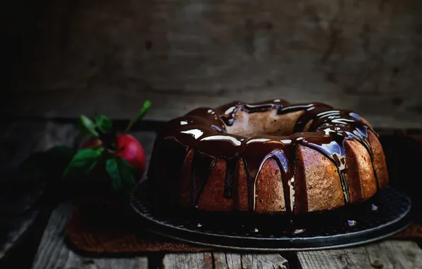 Cakes, glaze, cupcakes