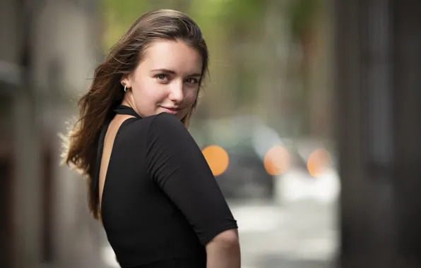 Picture girl, portrait, Julie