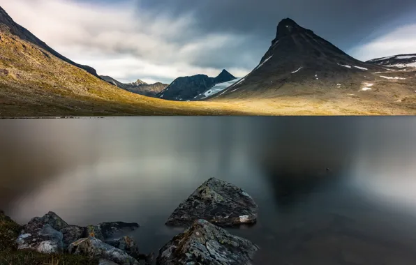 Picture nature, lake, mountain