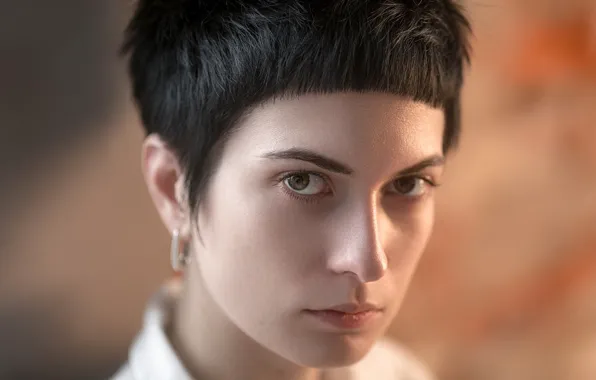 Haircut, portrait, brown-eyed, Stepan Gladkov
