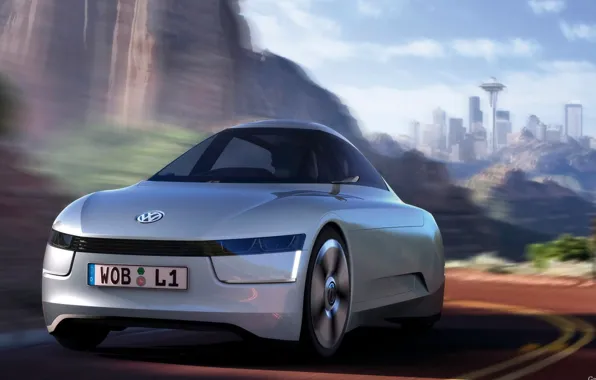Future, mini, concept, Volkswagen