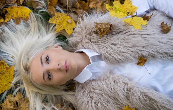 Picture girl, portrait, Pretty, White