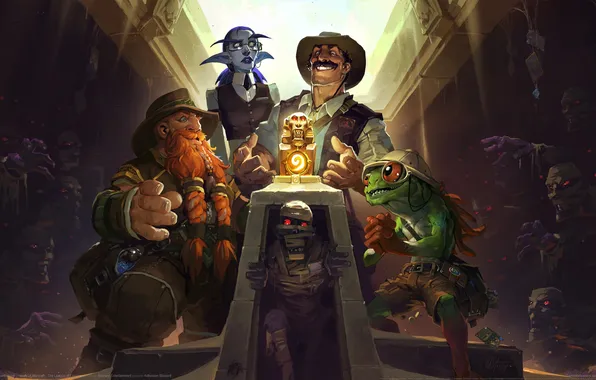 Picture World of Warcraft, fantasy art, Hearthstone, Heroes of Warcraft, PC gaming, reno jackson, sir finlei …