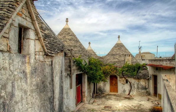 The city, photo, home, Italy, Apulia Alberobello