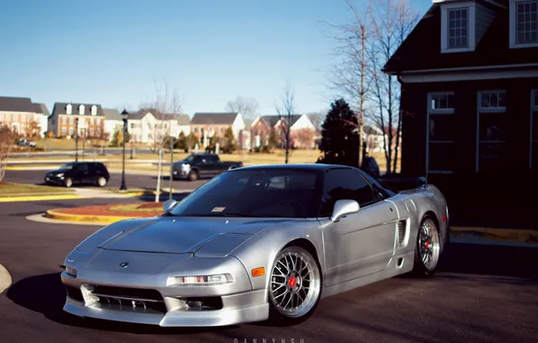 House, silver, honda, nsx, Acura, Honda NSX