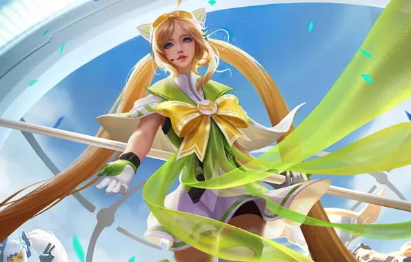 Girl, spear, King of Glory