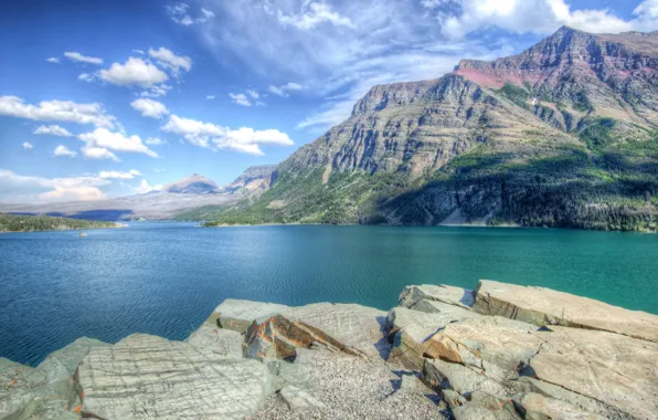 Picture the sky, landscape, mountains, nature, Park, Glacier