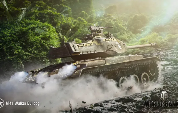 WoT, World of tanks, World of Tanks, Wargaming, M41 Walker Bulldog, American tank