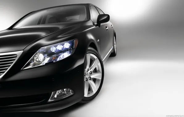 Machine, auto, half, headlight, lexus, beautiful, sedan, Lexus