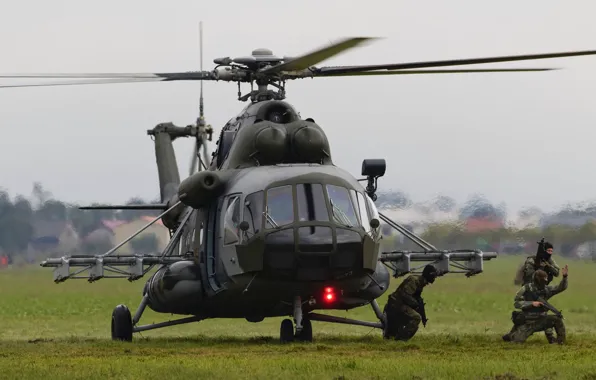 Helicopter, landing, Mil Mi-171S