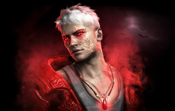 The game, white hair, devil may cry, dmc